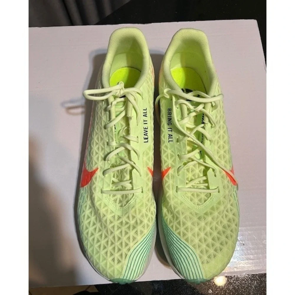 Nike Zoom Rival Waffle 5 XC Barely Volt/Hyper Orange CZ1795-701 UNISEX 13 Sneake